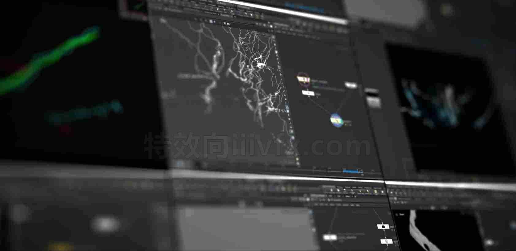 【炸裂】Houdini20.5终极特效闪电流魔法能量球破坏地面破碎暴雨天雨滴下雨闪电矛-三部全 Ultimate FX in Houdini ...