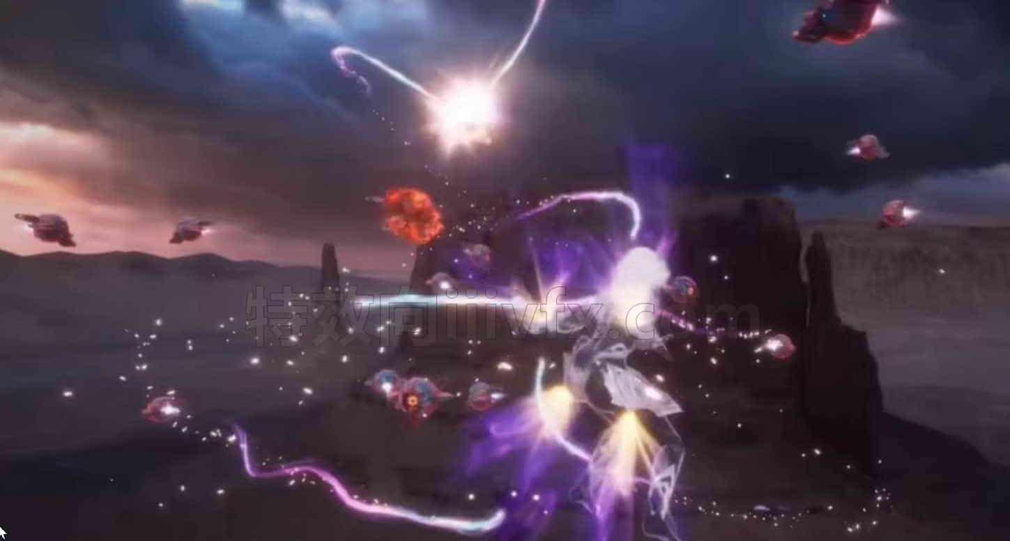 2024三彩21章完整版 虚幻UE5三彩游戏fx  niagara虚幻引擎5角色技能fx全流程 月神3彩ue5教程