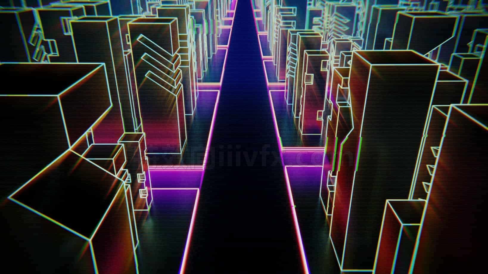 Blender炫酷百个转场效果工程场景文件003