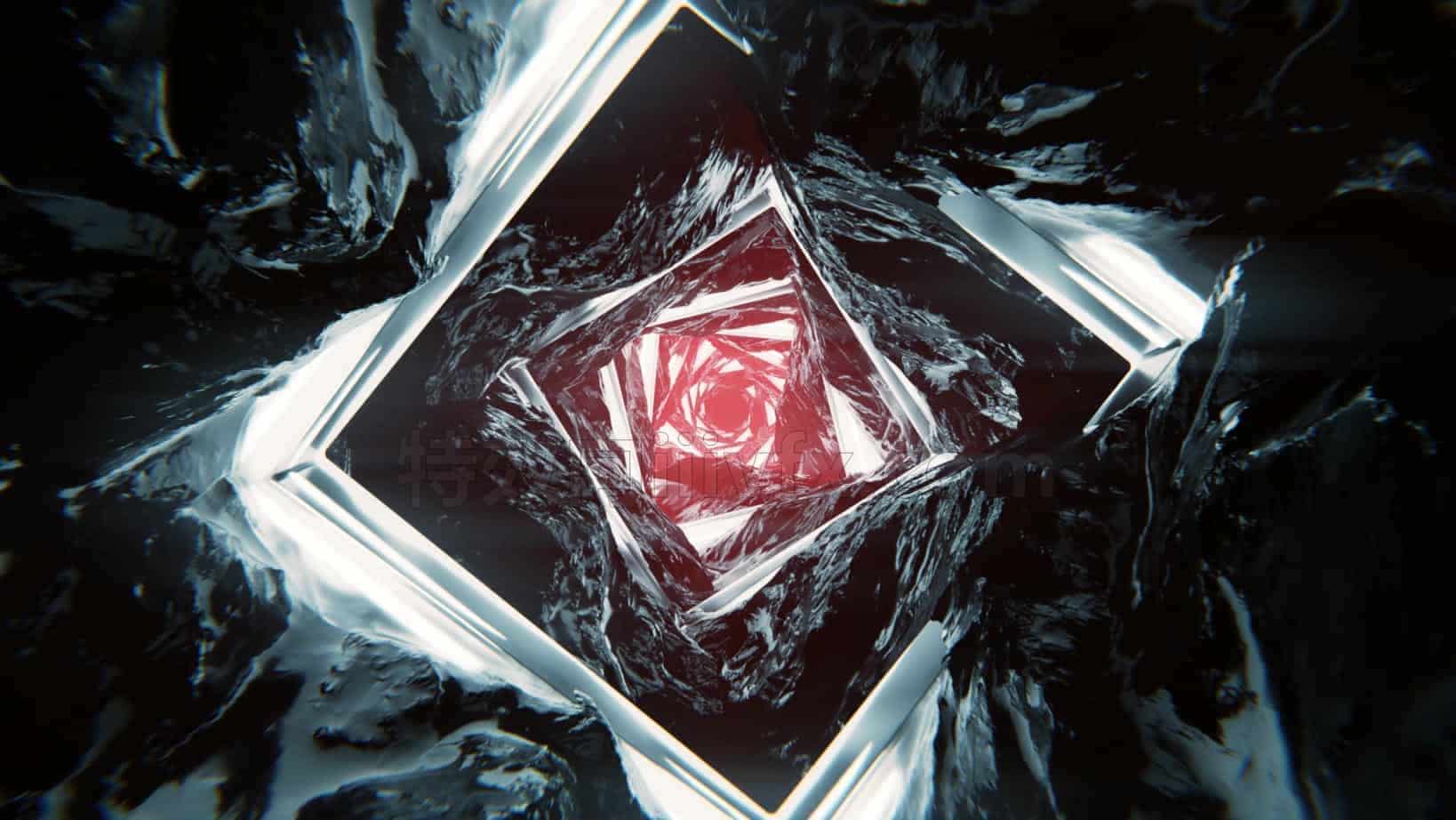 Blender炫酷百个转场效果工程场景文件004