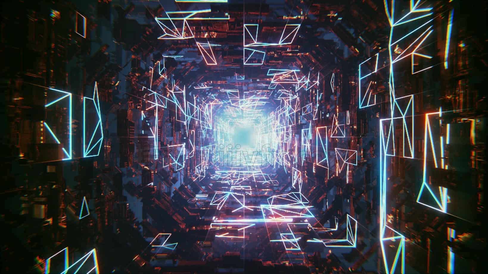 Blender炫酷百个转场效果工程场景文件006