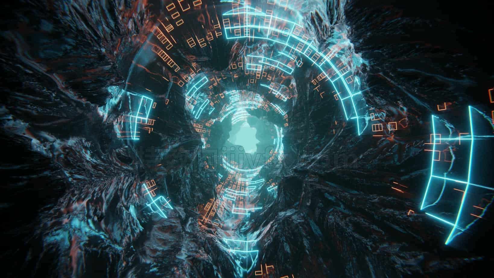 Blender炫酷百个转场效果工程场景文件013