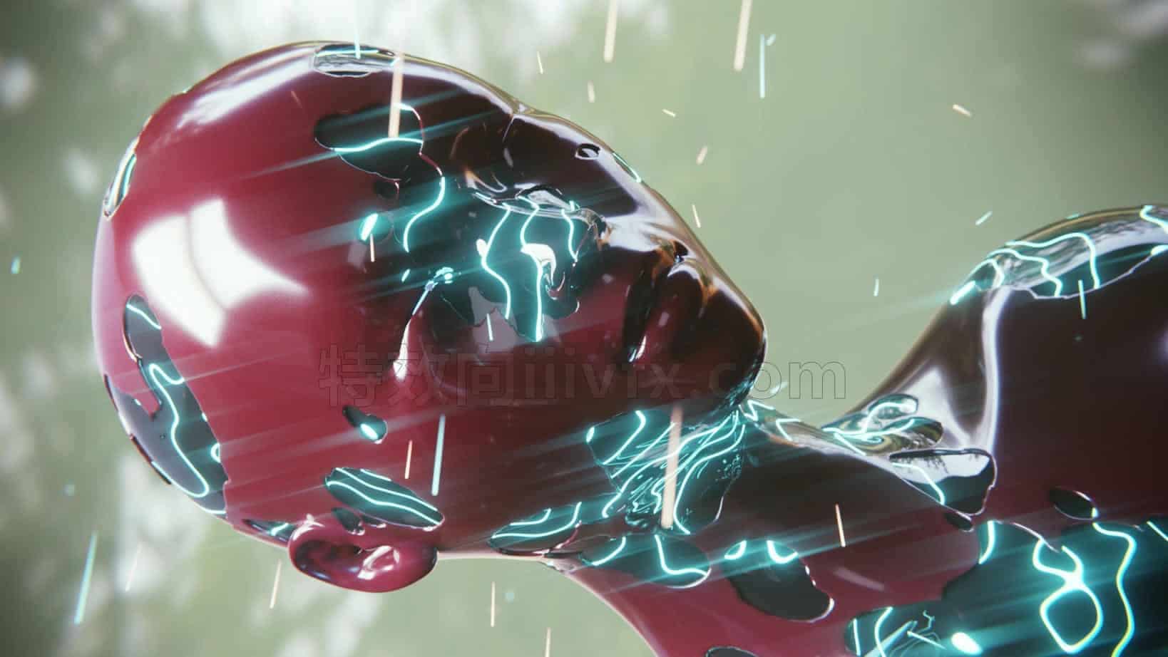 Blender炫酷百个转场效果工程场景文件036