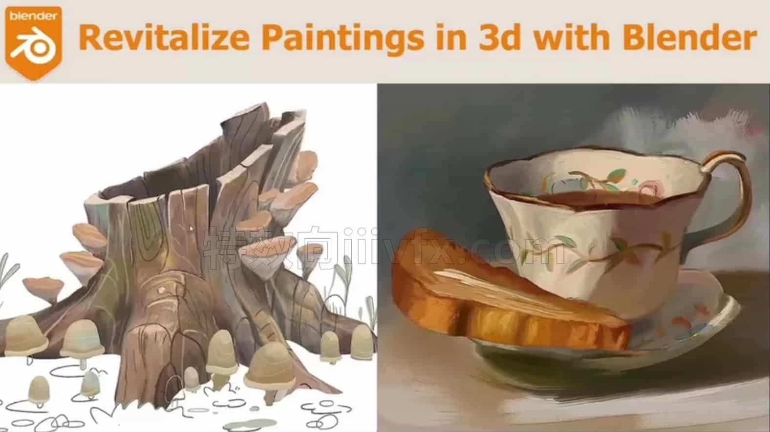 2025年Blender3D绘画 中英双语 带文件