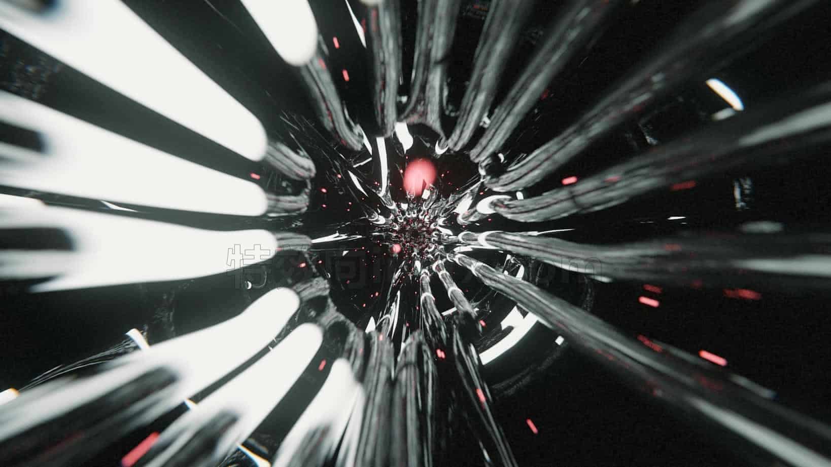 Blender炫酷百个转场效果工程场景文件067