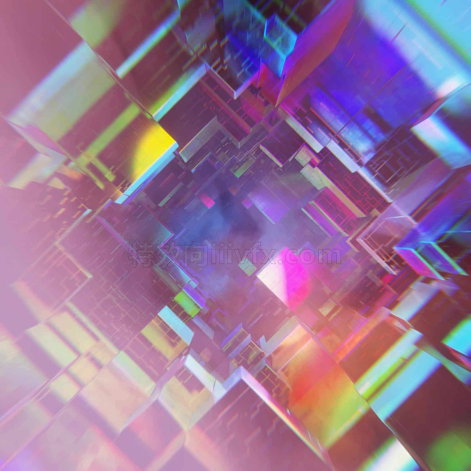 Blender炫酷百个转场效果工程场景文件080