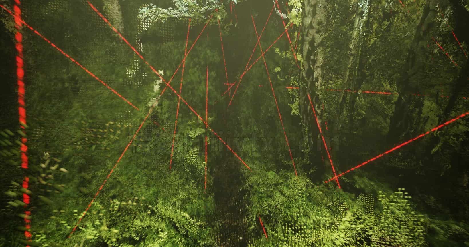 Blender炫酷百个转场效果工程场景文件107
