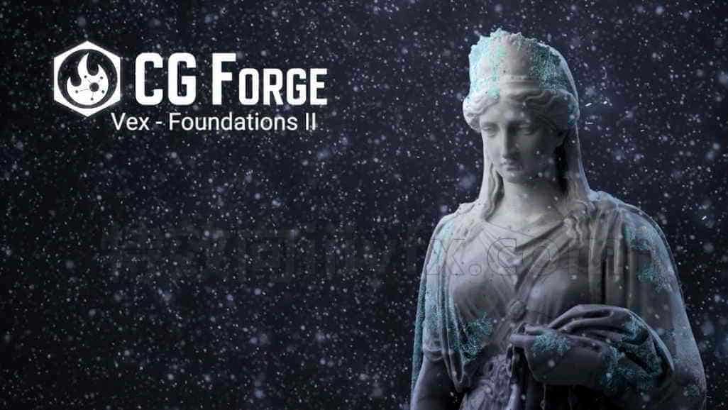 下雪花飘舞与冰花生长效果Vex - Foundations II
