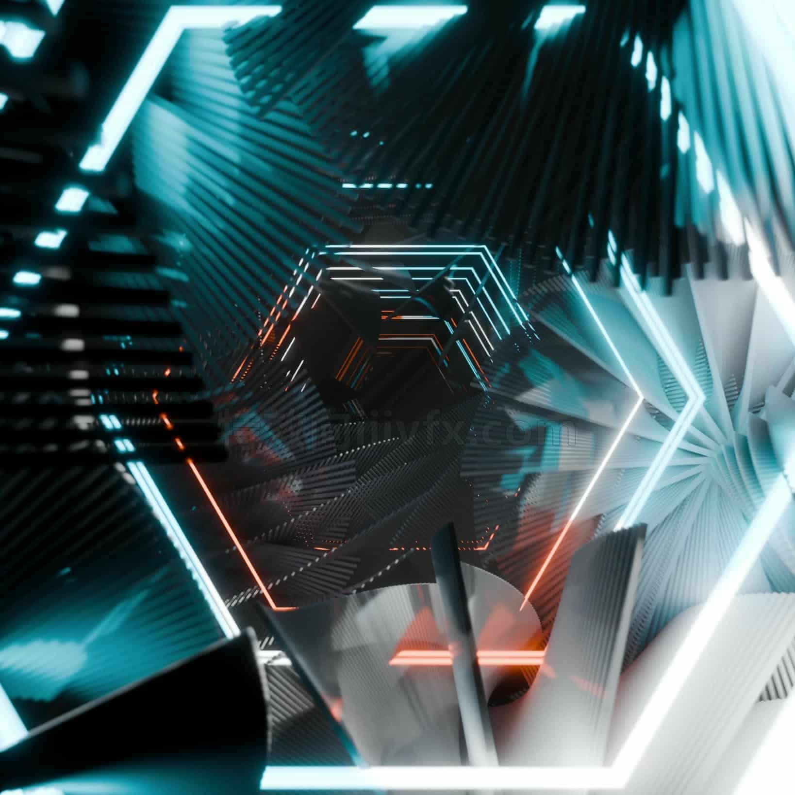Blender炫酷百个转场效果工程场景文件121