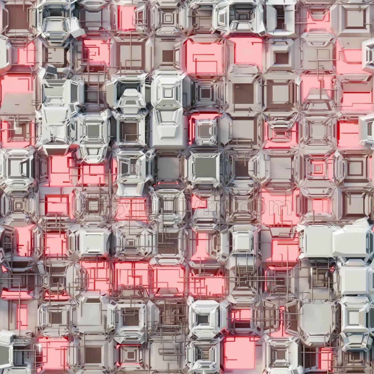Blender炫酷百个转场效果工程场景文件122