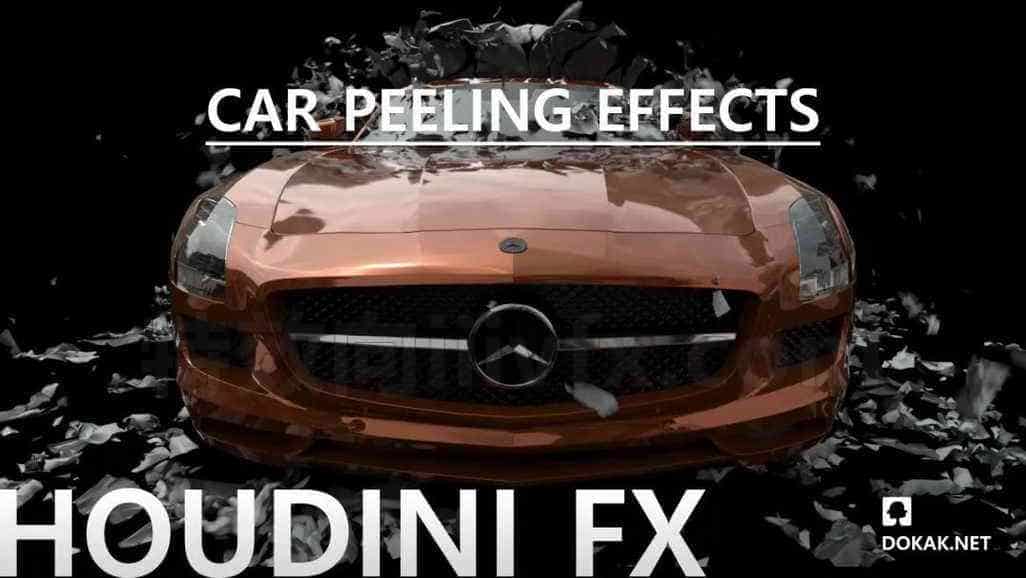 第86篇 Houdini汽车车漆表皮剥落效果Ca r Peeling FX
