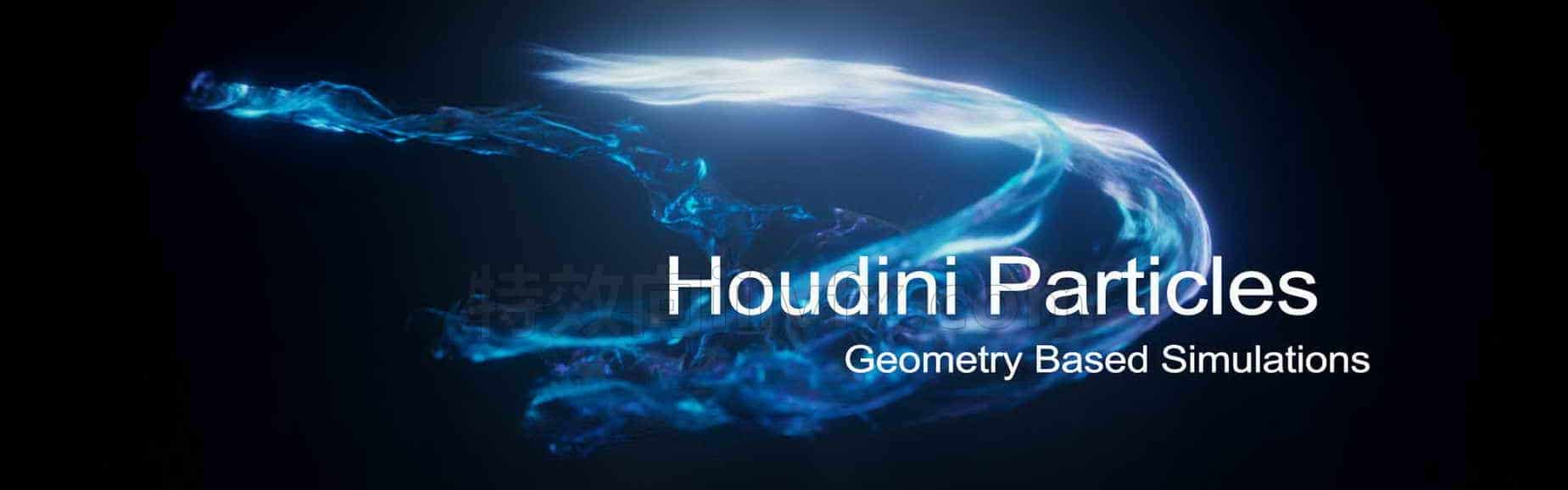 voxyde 140篇 houdini19高级魔法粒子模拟Houdini Advanced Particle Simulations路径发光魔幻