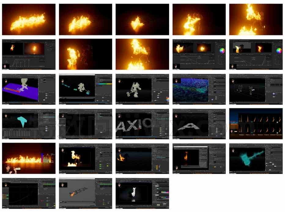 146篇 Axiom解算分析火焰场Smokeless Fire & Flames