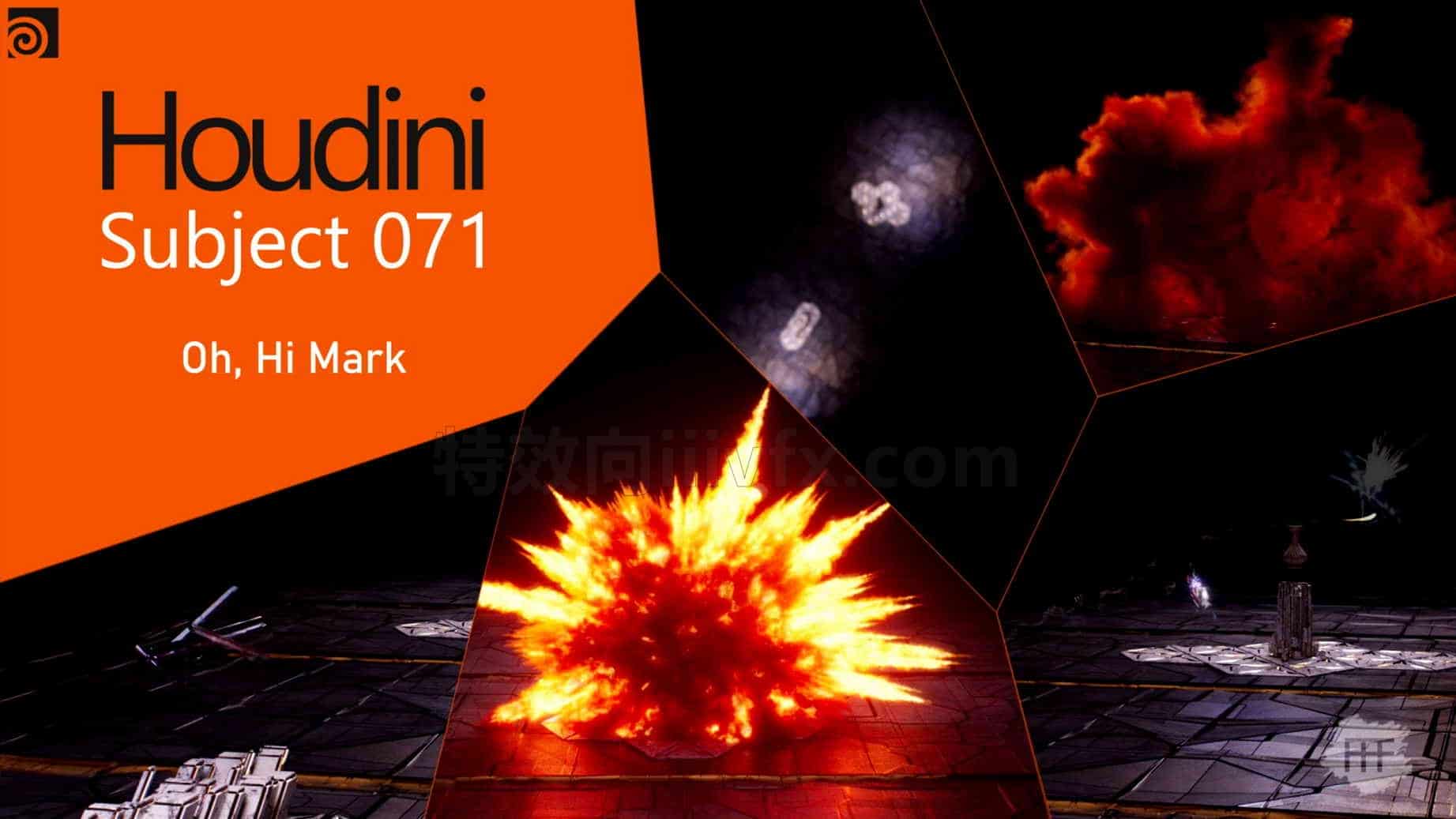 第157篇 Houdini19科幻能量花火全流程大型特效课程FFF- Subject 071 _ Houdini Tutorial _ Trailer