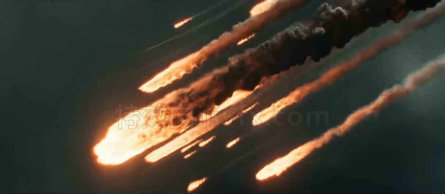 houdini19火箭拖尾工程流星彗星