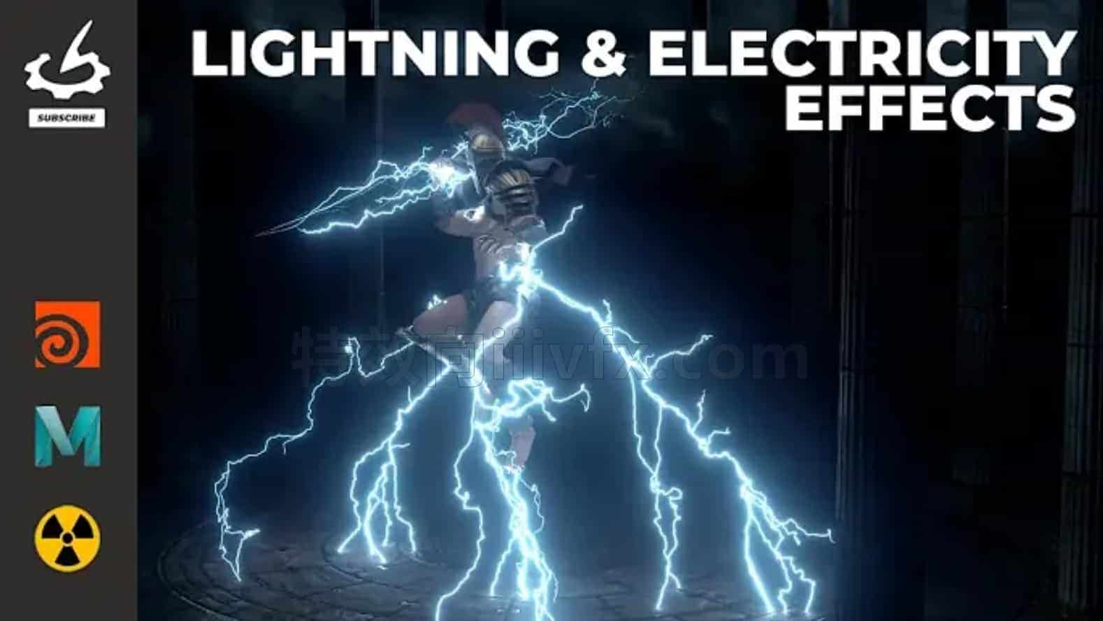 Houdini20.5闪电兵与电流效果雷电效应特效Lightning & Electricity Effects