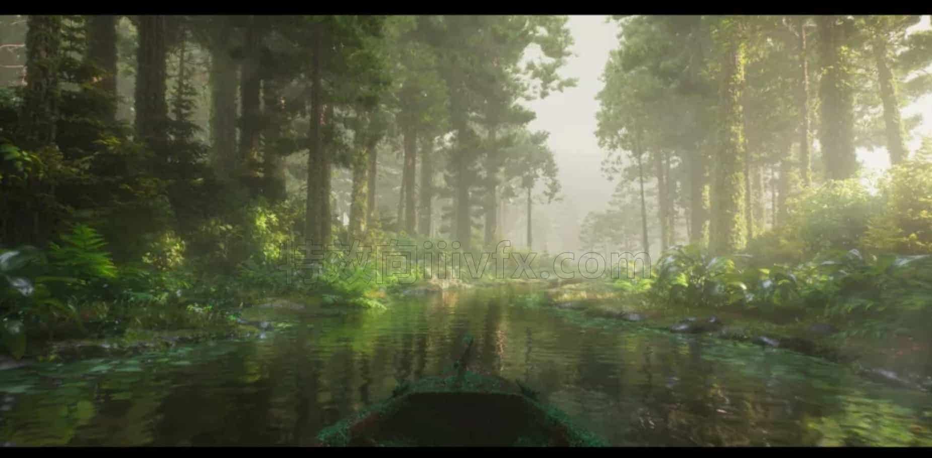 Nuke高级合成丛林森林环境树木高级深度课程CG Forest Deep Compositing后期nuke