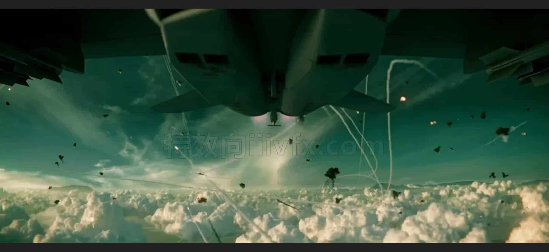 houdni战机飞机穿越云层射击电影Cinematic Clouds in Houdini _ Free VFX Tutorial By Michael Elton Widjaja