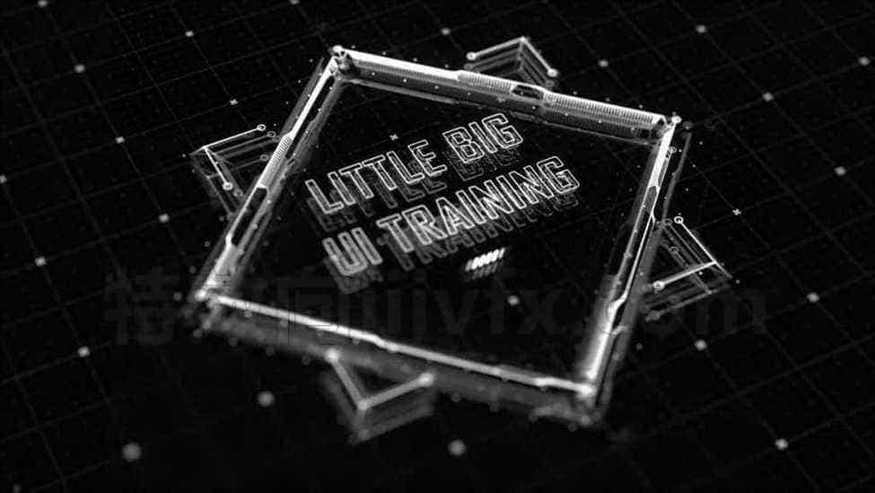 第37篇 Houdini 18.5制作动态UI图形Little Big UI training