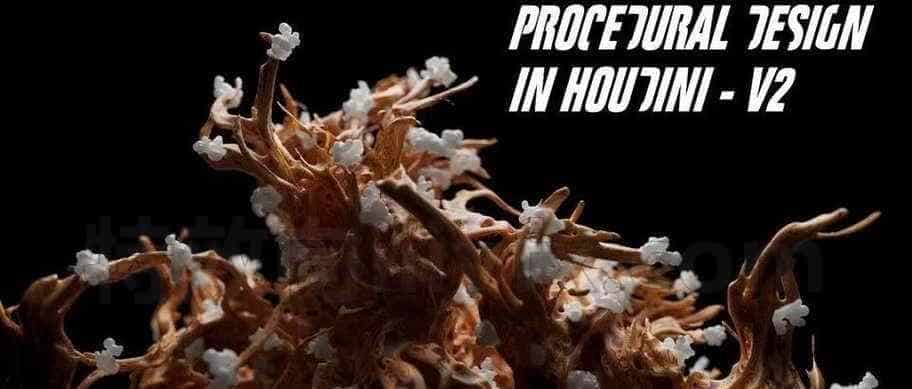 104篇 布料Houdini抽象效果程序化设计Procedural Design in Houdini V2