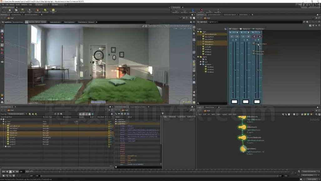 162篇 USD和LOP模块全流程商业案例USD and LOPs for Houdini Artists