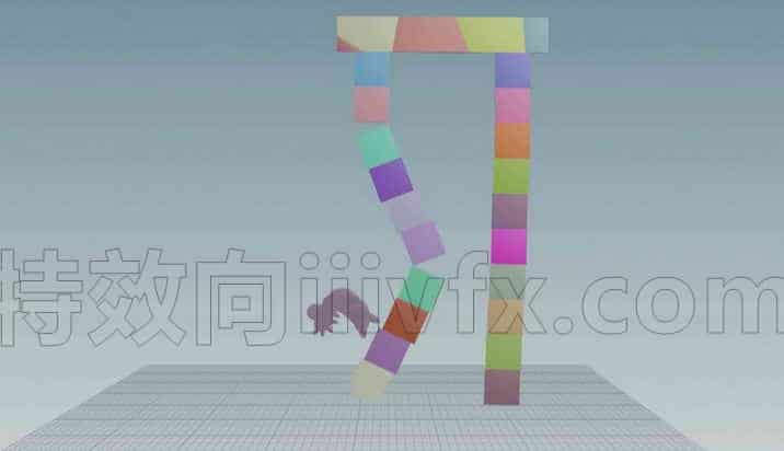 2D刚体模拟（包含HIP文件）2D Rigid Body Simulation (HIP File Included)