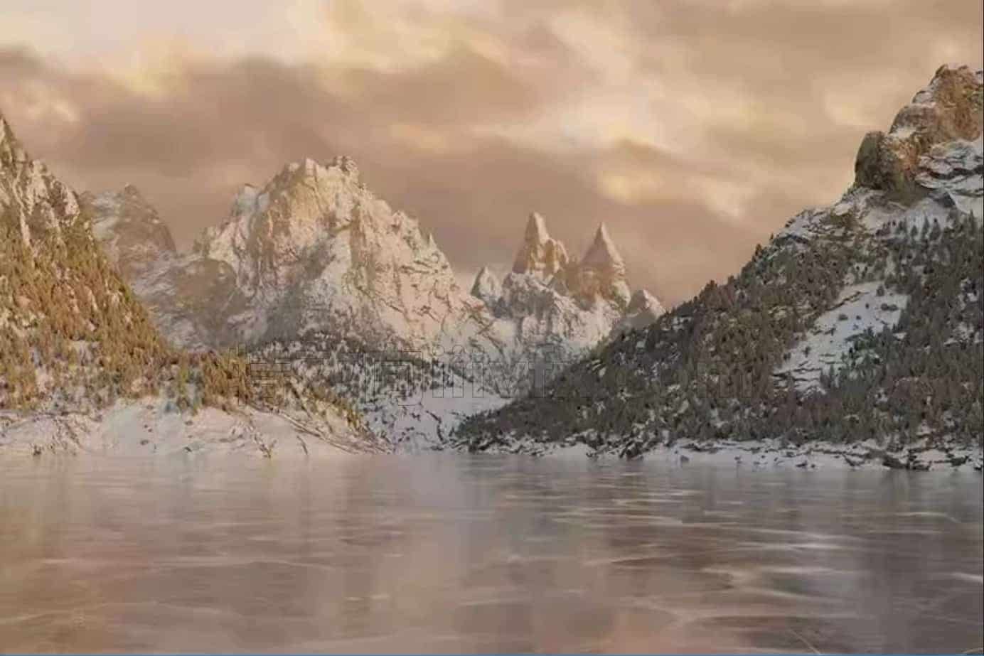 Blender自然3D大场景环境山脉海洋森林沙漠云天气场景全面教程?CGBoost Master 3D Environments in Blender