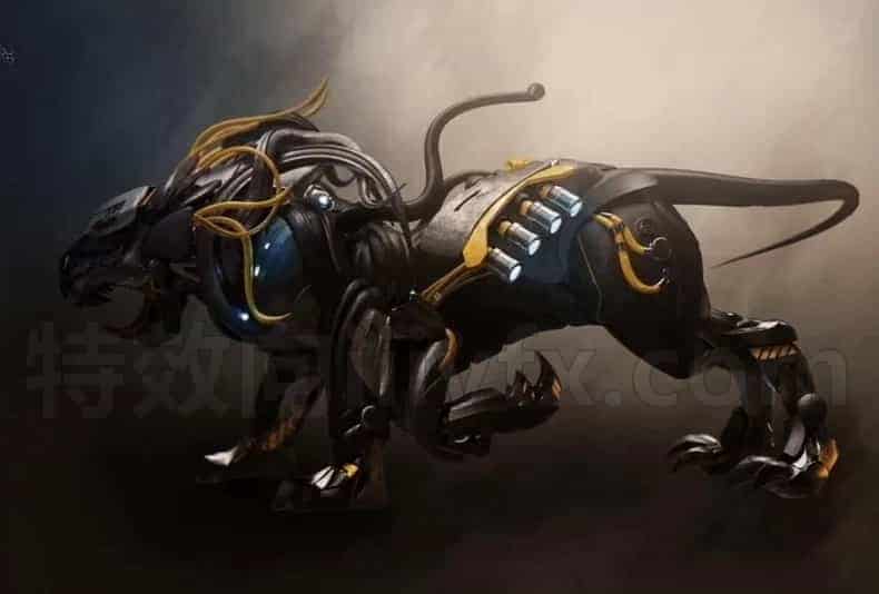 Zbrush硬面生物《机械狮》zb建模