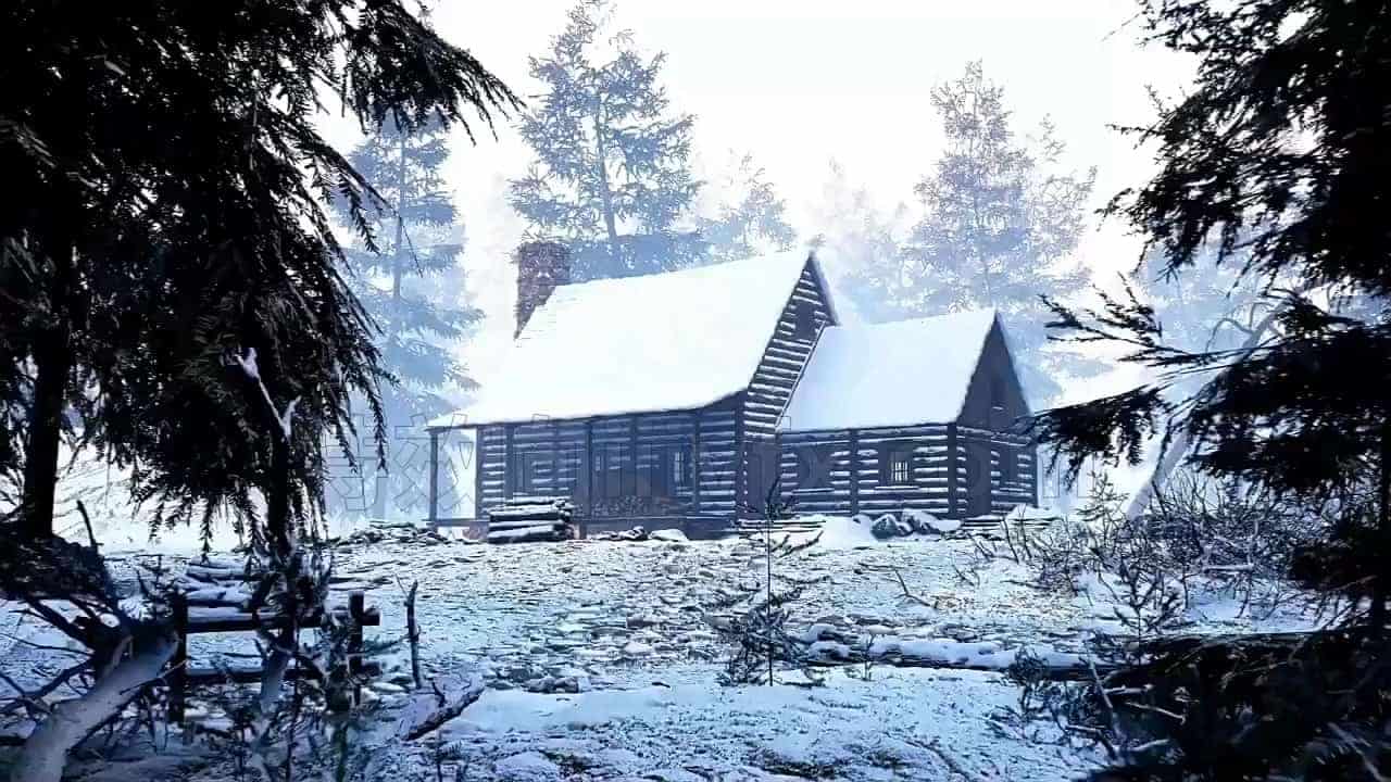 在Blender和Unreal引擎中创建雪地环境snow