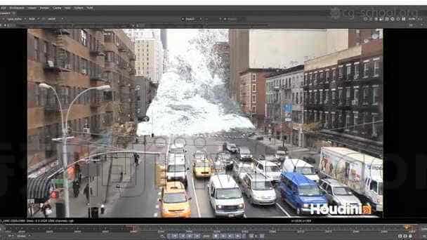 第107篇 Houdini洪水淹没城市City flooding – Houdini