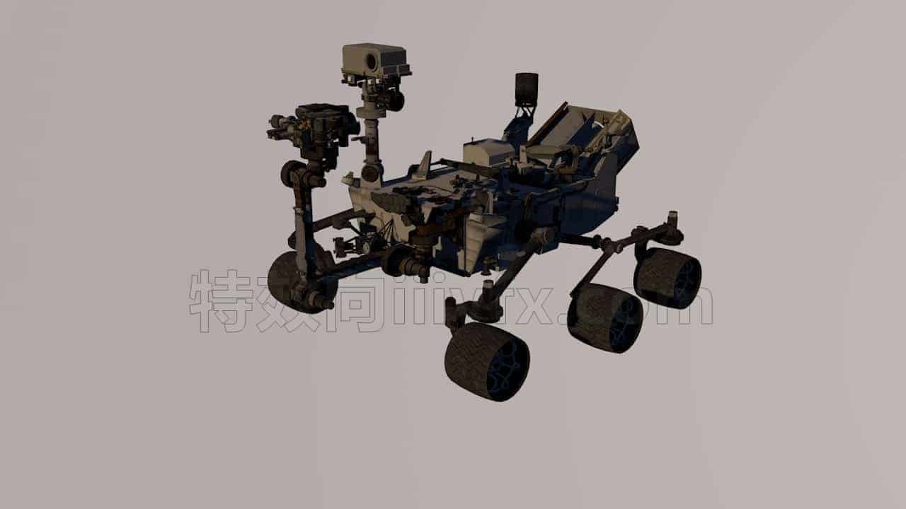 C4DC-063-火星车-C4D模型A科幻-武器-工业