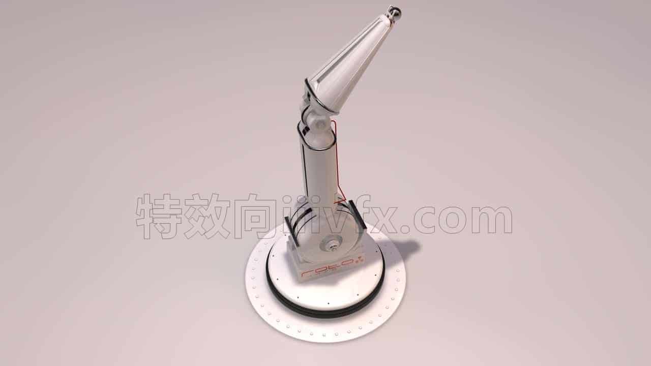 C4DC-065-机器手-C4D模型A科幻-武器-工业