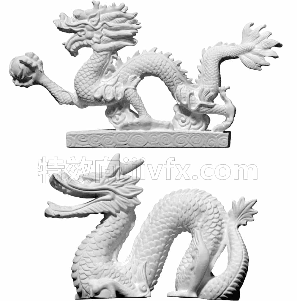 C4DD-049-龙-C4D模型A人物-动物-食物