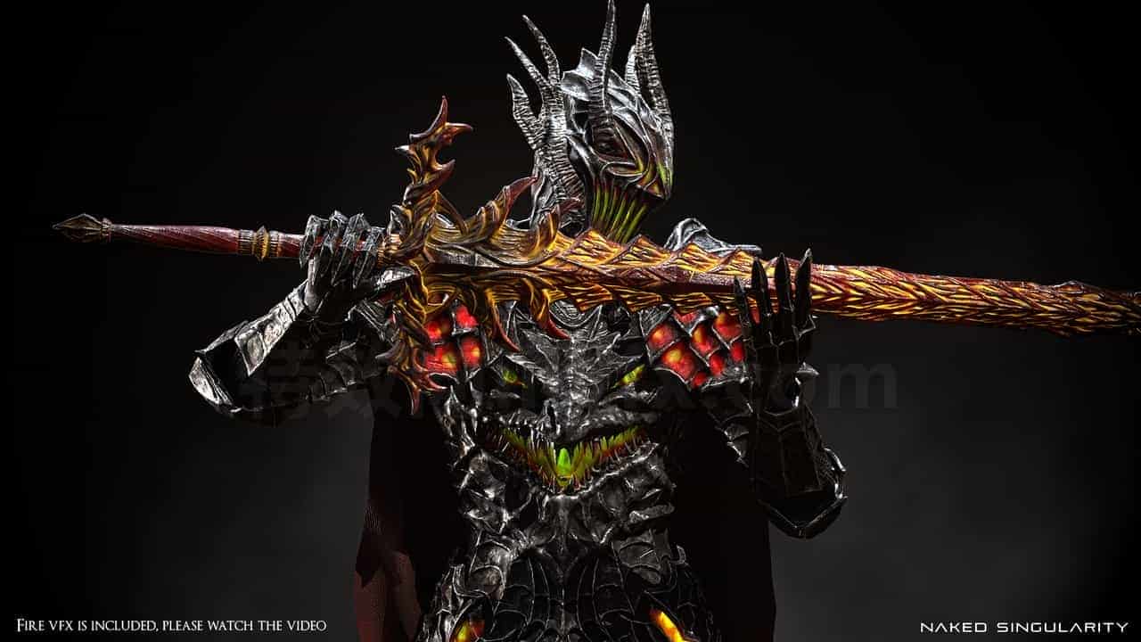 Dark fantasy Dragon Knight黑暗幻想龙骑士【UE5模型】