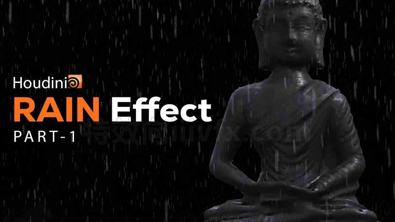 Ran Effect Tutorial Houdini下雨效果教程Rain Effect【工程】 - B站/公众号:特效向