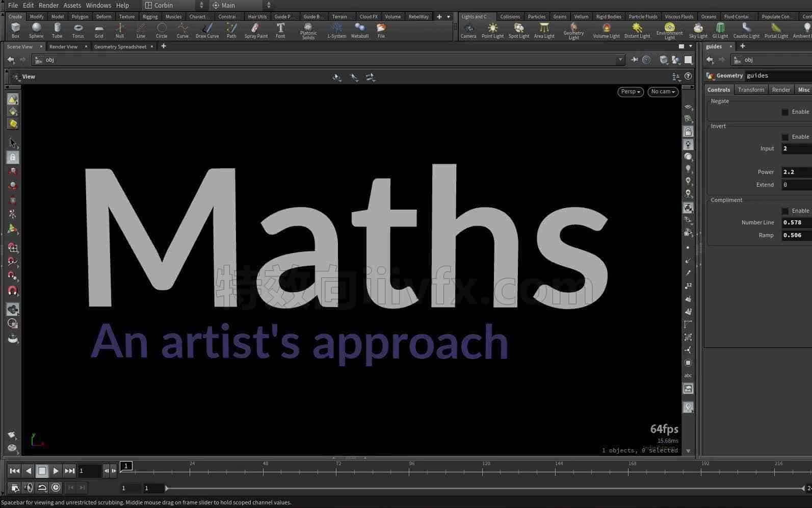 Houdini 给艺术家的python数学教程 Rebelway - MATH FOR FX ARTISTS USING HOUDINI ...