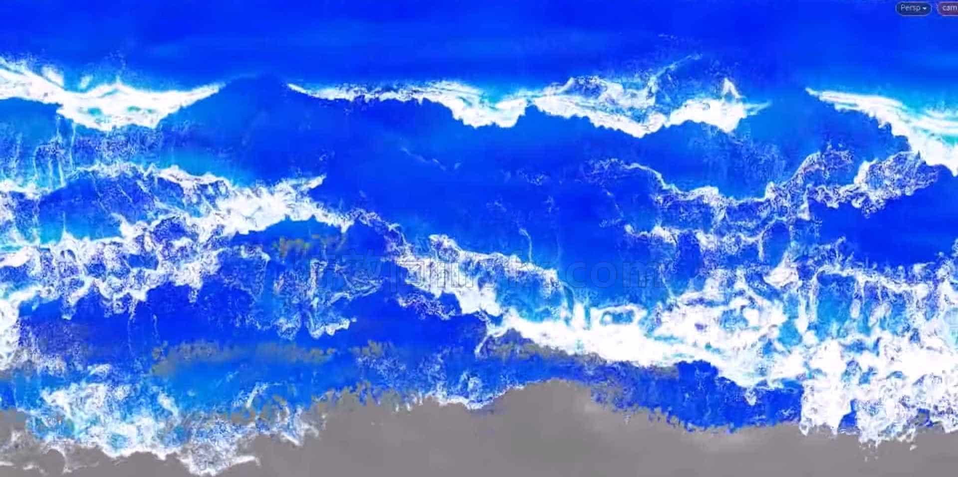 Houdini19.0写实海滩flip模拟工程文件Hip