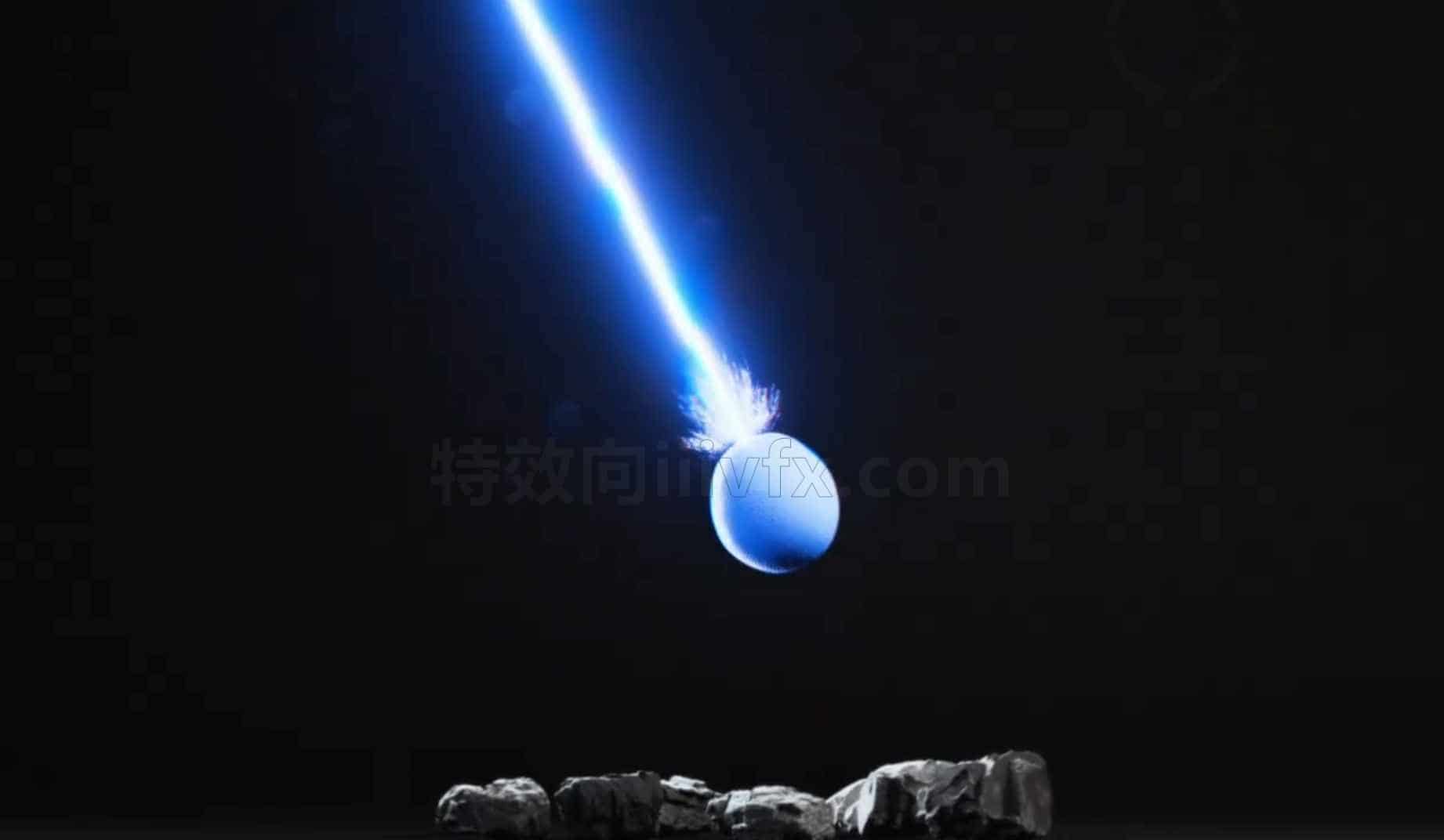 Houdini刚体发射击激光粒子能量衰变vellum柔体RBDtoVellum HOUDINI+KARMA渲染