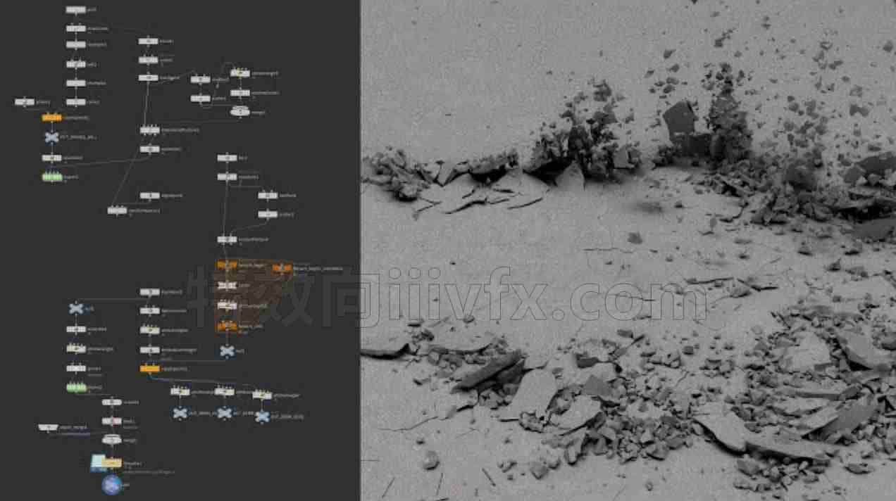 Houdini地面破坏教程Creating Chaos- Houdini FX Ground Destruction Made Simple