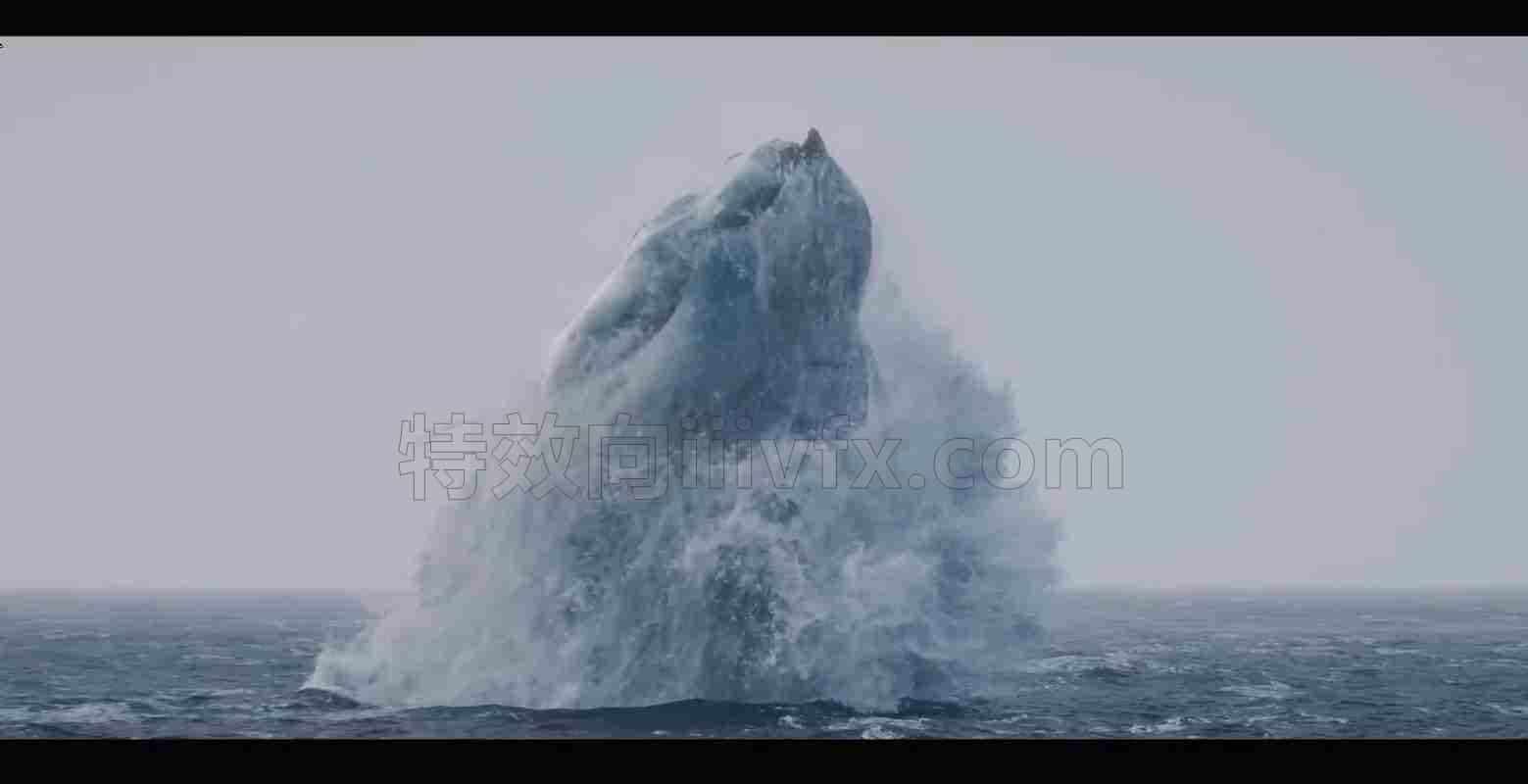 （已做出hip工程）Houdini巨兽出水教程-Large-Scale Water FX in Houdini
