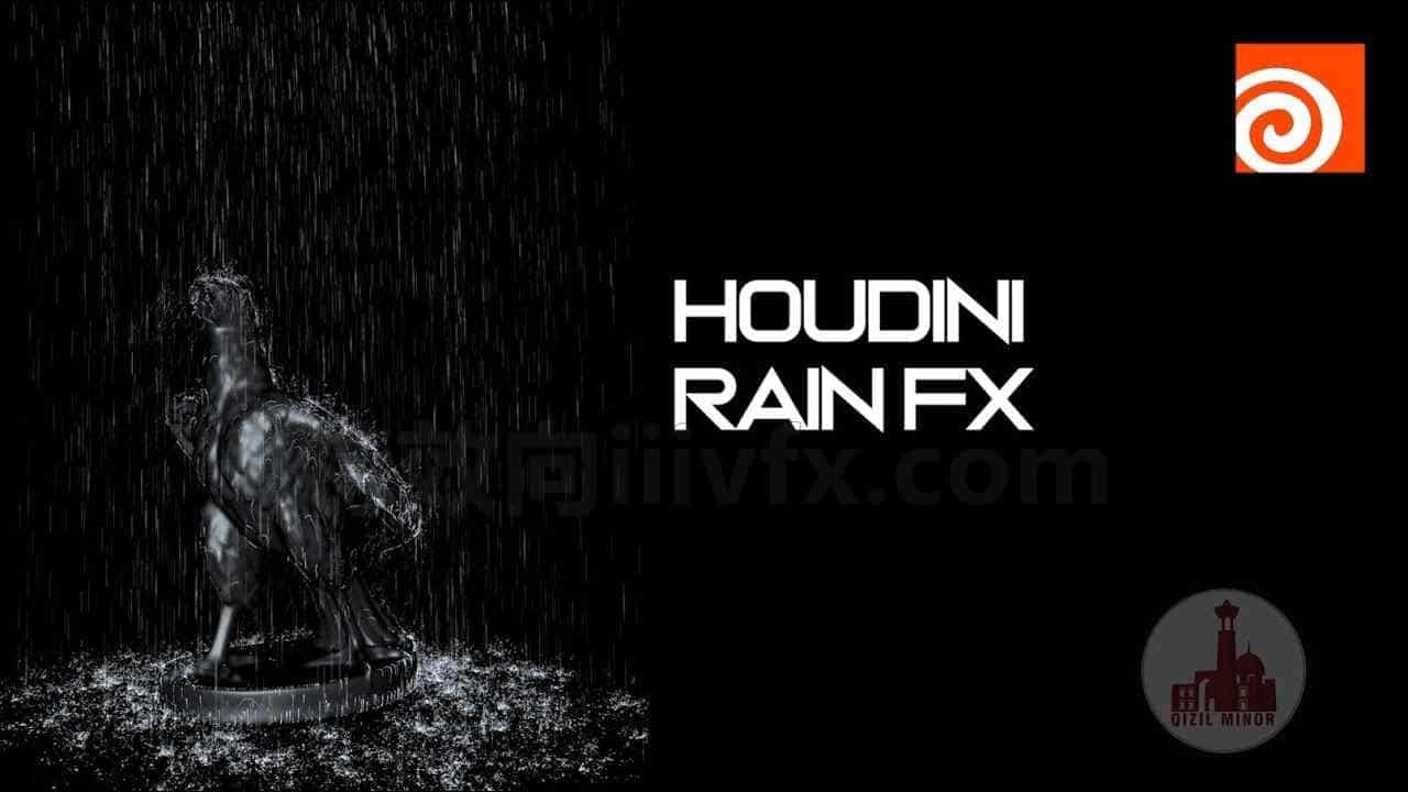 Houdini模拟真实下雨效果【工程】Rain FX #houdini, #vfx, #simulation