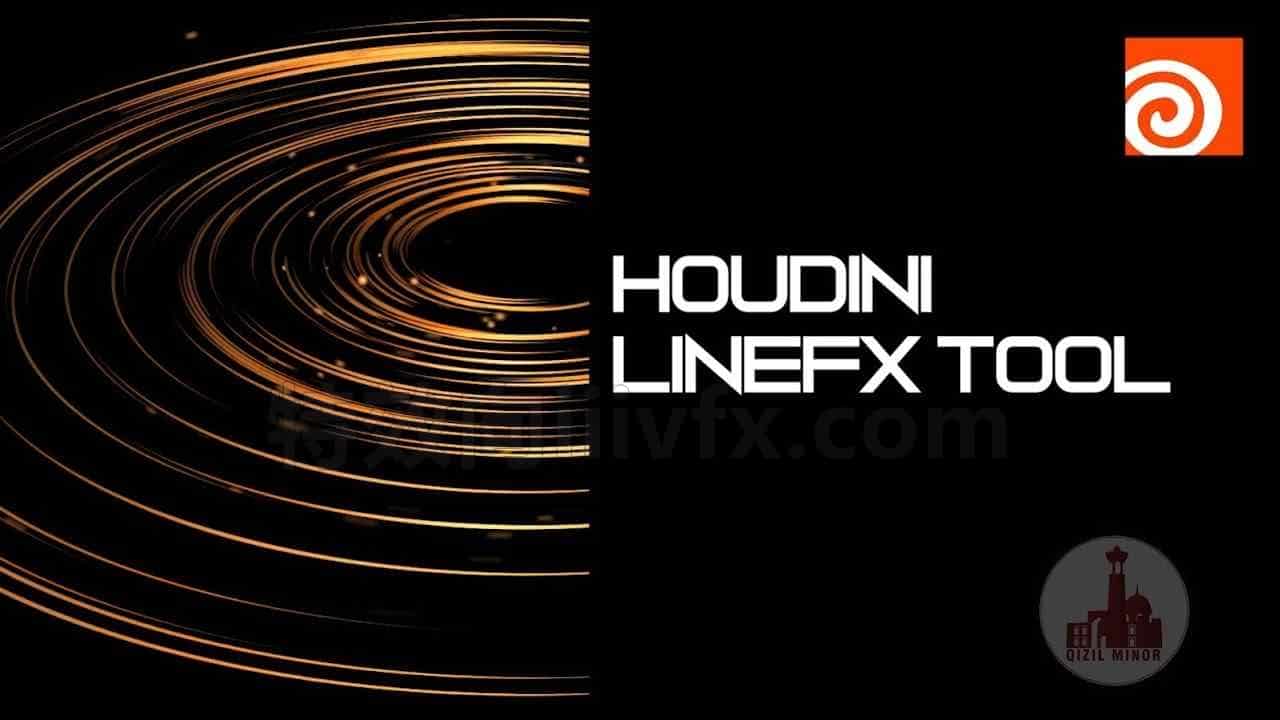 Houdini线圈循环特效资产HOUDINI Linefx  tool