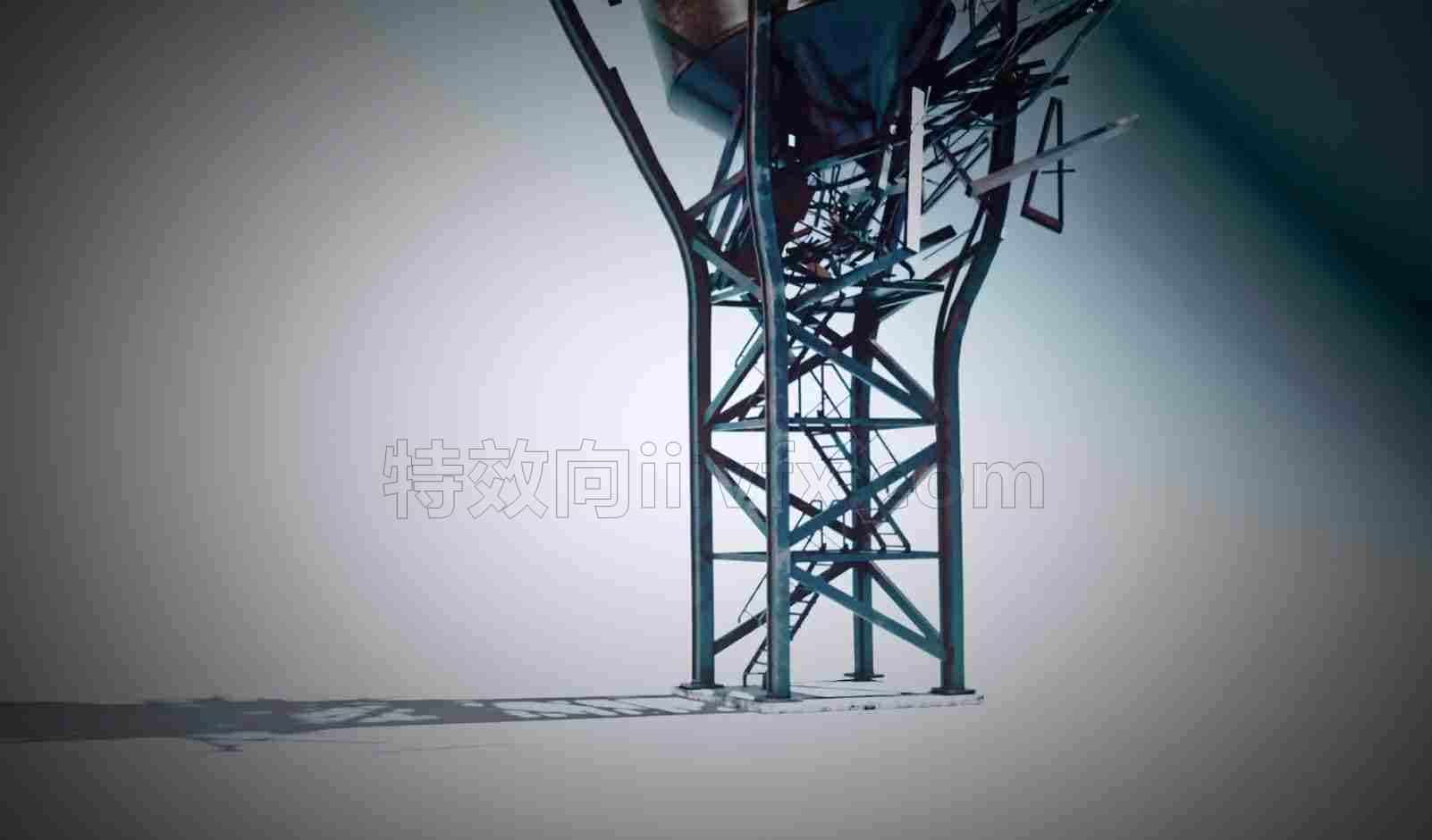 Houdini钢铁变形RBD金属弯曲hip工程point deform RBD metal bending