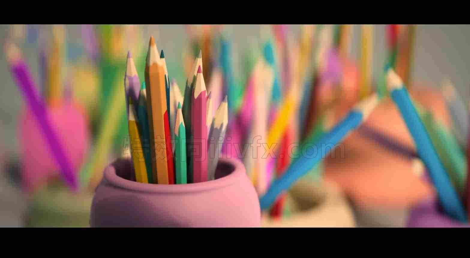 Houdini铅笔筒场景基础制作教程 Udemy – Houdini 19.5 + UE5 – Procedural Stylized Pencil Cases + RBD虚幻搜索