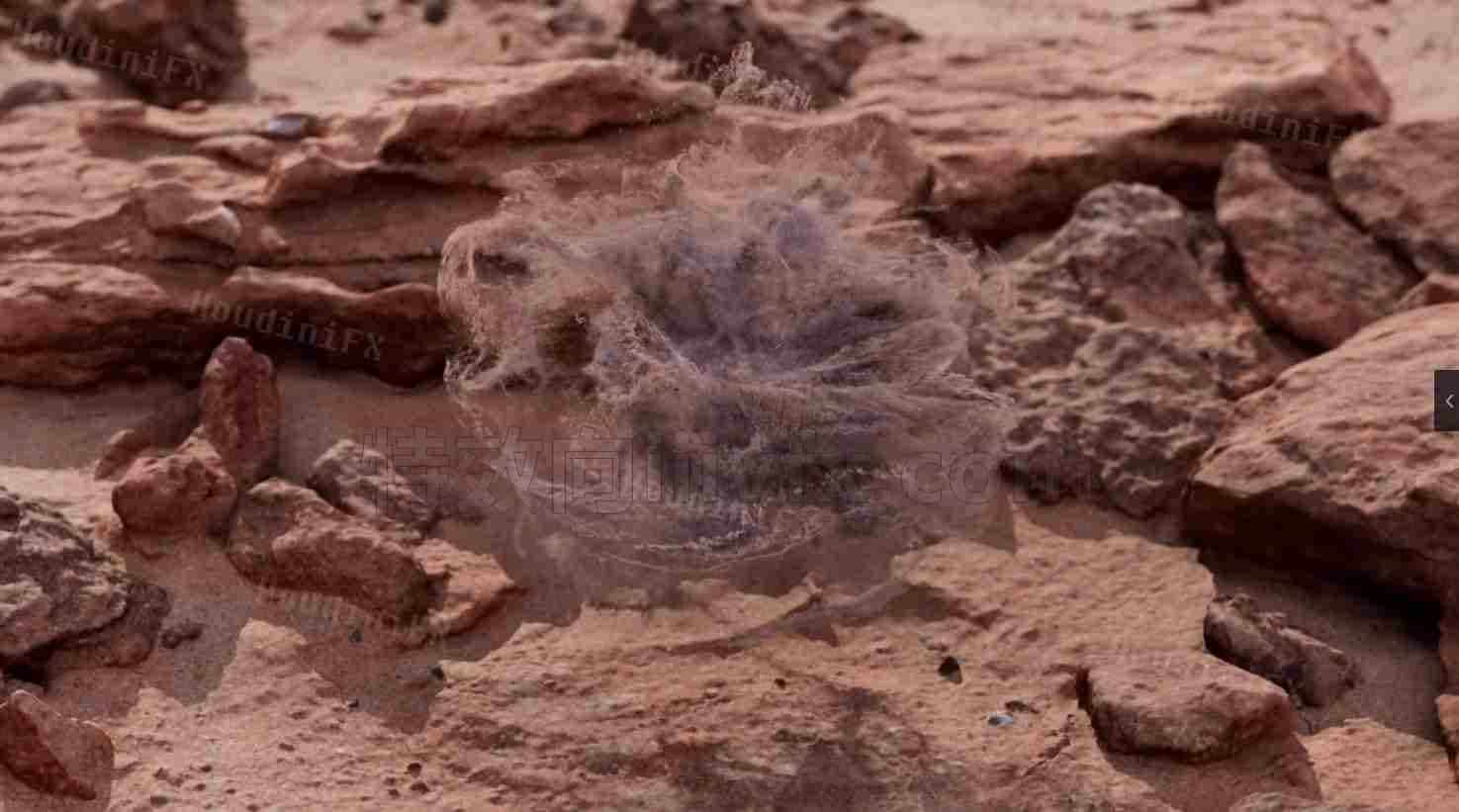 Houdini音频震动魔术沙球模拟项目Houdini18.5 Magic Sand Ball Simulation Project hip保密