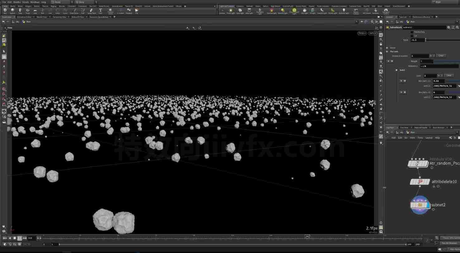 Houdini替代工具Houdini Instancer Lods Tool (Hip文件)