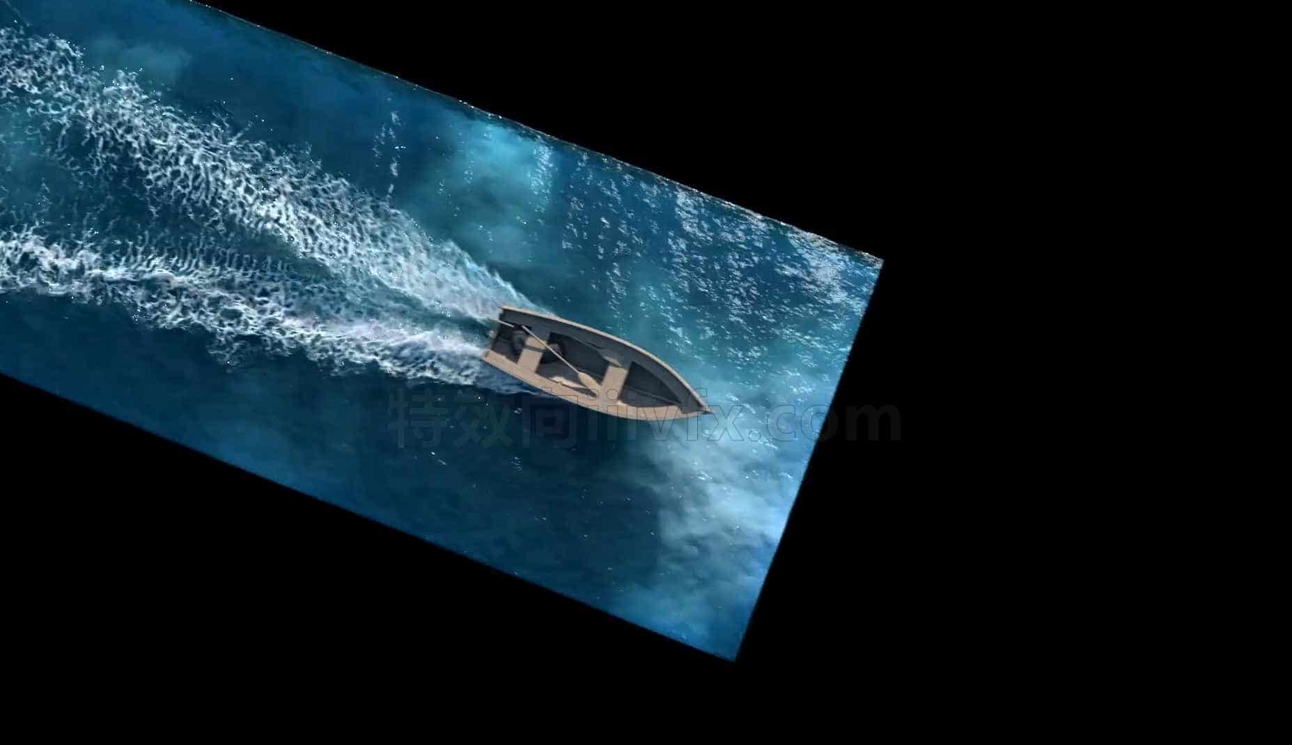 军舰快艇航行Houdini 19.5 | Scene项目hip工程保密