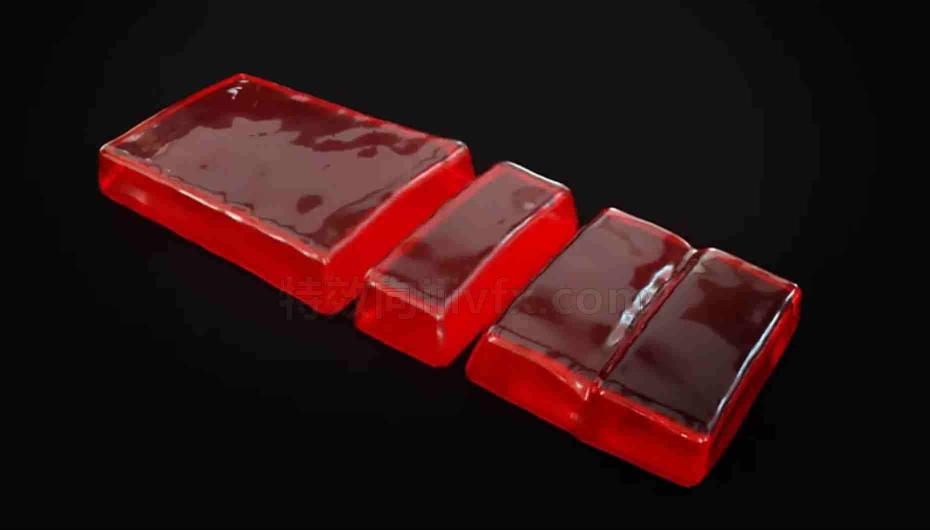 Vellum模拟切割果冻FX工程