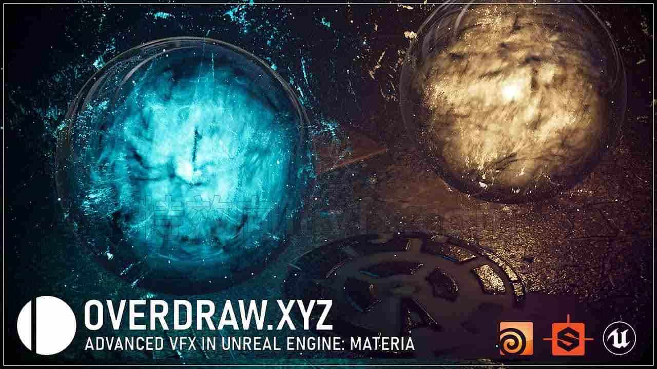 上船团购-虚幻和houdini制作高级视觉魔法材质效果工程