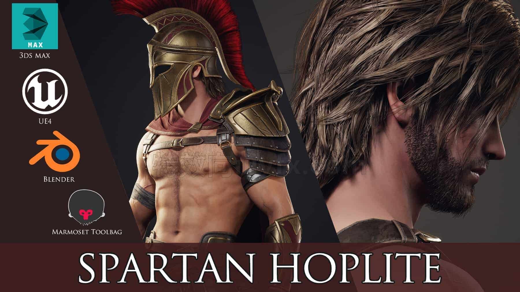 z-RyanReos-SpartanHoplite-UE5 Game Ready-UE5动作库